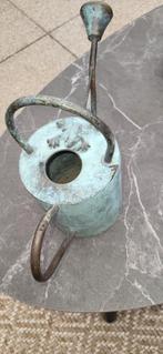 Bronzen Gieter met Kikker - Vintage Tuindecoratie, Antiek en Kunst, Ophalen of Verzenden, Brons
