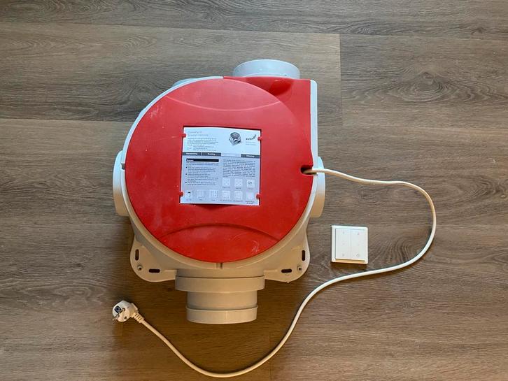 Woonhuisventilator Zehnder comfofan S+CO2 sensor+bediening, Doe-het-zelf en Verbouw, Ventilatie en Afzuiging, Gebruikt, Afzuiger