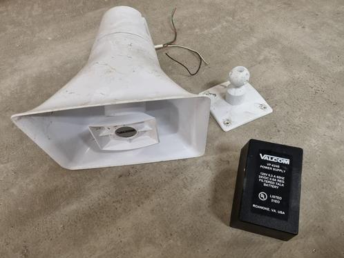 Valcom speaker/hoorn, Audio, Tv en Foto, Luidsprekers, Gebruikt, Overige typen, Minder dan 60 watt, Overige merken, Ophalen of Verzenden
