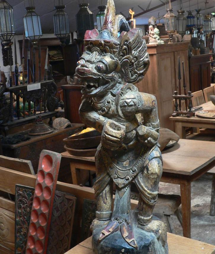 Keris drager HN2 beeld Kris kunst Indonesie GERESERVEERD, Antiek en Kunst, Kunst | Niet-Westerse kunst, Ophalen of Verzenden