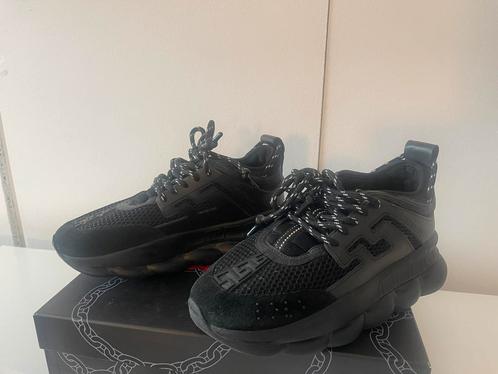 Originele Versace Chain Reaction (40)Triple Black Sneakers, Kleding | Heren, Schoenen, Zo goed als nieuw, Zwart, Ophalen of Verzenden