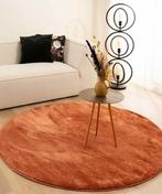 Velours vloerkleed rond – terracotta 300 nieuw, Overige kleuren, Rond, Ophalen of Verzenden, 200 cm of meer