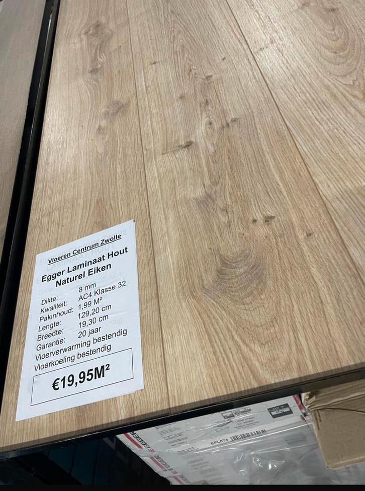 NIEUW Goede kwaliteit echt houten laminaat 9 vierkante meter, Huis en Inrichting, Stoffering | Vloerbedekking, Nieuw, Laminaat