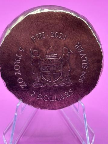 Fiji 2 Dollar 2021 5 Oz Zilver - Scottsdale Mint beschikbaar voor biedingen