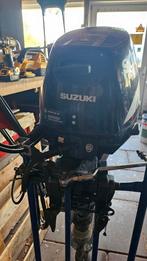 Suzuki 15 pk viertakt,langstaart, afstandsbediening, elek.st, Watersport en Boten, Benzine, Buitenboordmotor, Gebruikt, Elektrische start