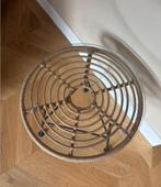 Bijzettafel, Huis en Inrichting, Tafels | Bijzettafels, Minder dan 55 cm, Gebruikt, Rond, Glas