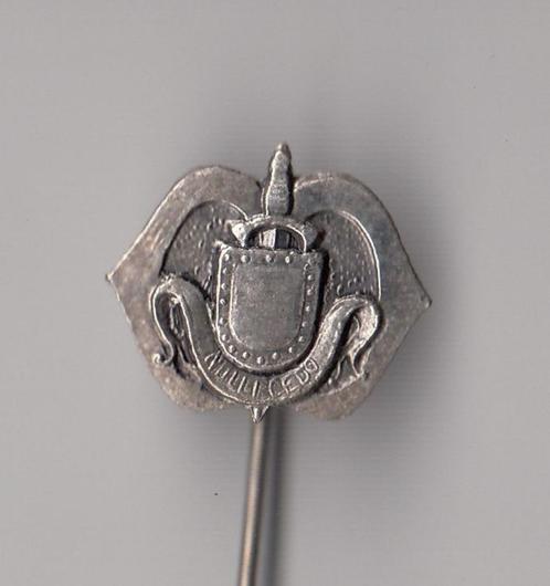 Nulli Cedo speldje Infanterie Regiment logo embleem, Verzamelen, Militaria | Algemeen, Landmacht, Embleem of Badge, Nederland