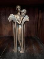 Abstract bronzen geliefden beeld 35 cm – perfect Valentijn, Antiek en Kunst, Ophalen of Verzenden
