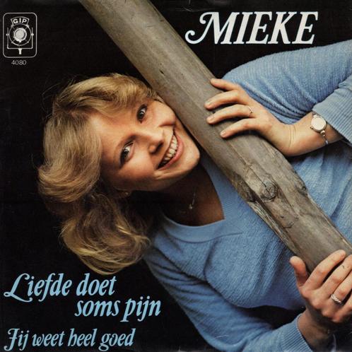 Mieke - Liefde doet soms pijn, Cd's en Dvd's, Vinyl Singles, Gebruikt, Single, Nederlandstalig, 7 inch, Ophalen of Verzenden