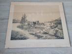 Schilderij landschap, Ophalen of Verzenden, Schilderij, Minder dan 50 cm