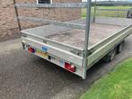 Plateauwagen aanhanger aanhangwagen tandemasser 3000 kg, Auto diversen, Aanhangers en Bagagewagens, Gebruikt