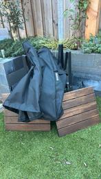 Onderstel, zijtafels en regenhoes voor Bastard large, Ophalen, Zo goed als nieuw