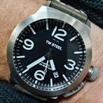 TW Steel CS101 als nieuw!, Overige merken, Leer, Staal, Polshorloge