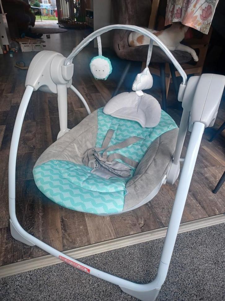 Nieuwe automatische baby schommel, Kinderen en Baby's, Wipstoeltjes, Nieuw, Schommelstoel, Overige merken, Met gordel(s) of riempje(s)