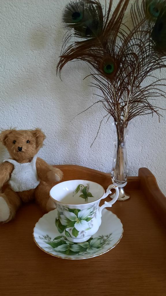 Kop en Schotel  Royal Albert **Trillium**, Antiek en Kunst, Antiek | Servies los, Ophalen of Verzenden