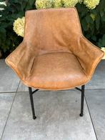3 eetkamerstoelen, Ophalen, Gebruikt, Leer, Drie