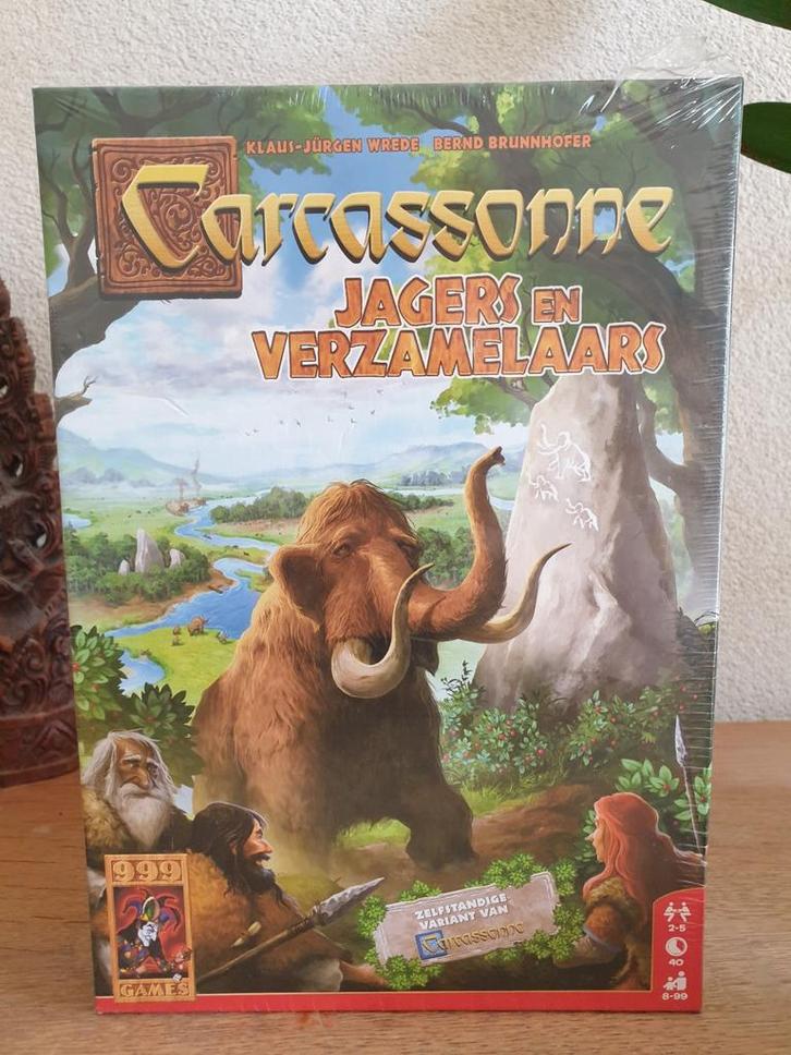 Carcassonne: Jagers en Verzamelaars - Nieuw!, Hobby en Vrije tijd, Gezelschapsspellen | Bordspellen, Nieuw, Een of twee spelers