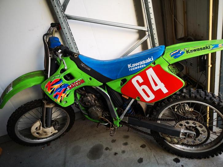 Kawasaki 125cc 2 Takt Crossmotor, Fietsen en Brommers, Brommers | Crossbrommers, Gebruikt, Overige merken, Ophalen