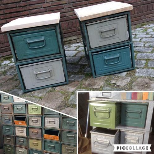Modulaire Ladekast KASTEN Nachtkastje Salontafel Bank AKTIE, Huis en Inrichting, Kasten | Ladekasten, Metaal, Ophalen of Verzenden