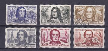 Frankrijk Yvert nr. 1207-1212 compleet gestempeld. beschikbaar voor biedingen