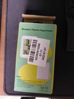 Draadloze Thermo-Hygrometer met Binnen- en Buitensensor, Ophalen of Verzenden, Zo goed als nieuw, Binnenthermometer