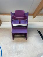 Stokke tripp trapp + babyset, Ophalen of Verzenden, Gebruikt, Meegroeistoel, Stoelverkleiner