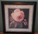 Schilderij met bloemmotief,donkere lijsten, Ophalen, Zo goed als nieuw, 75 tot 100 cm, 75 cm of meer