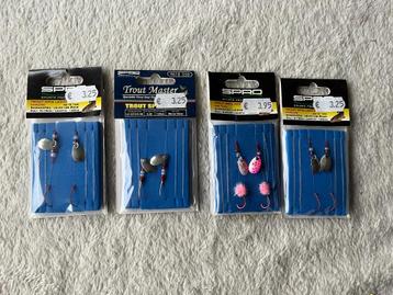 adv 275 / NIEUW mixset 4 pakjes forel spinnerset SPRO beschikbaar voor biedingen