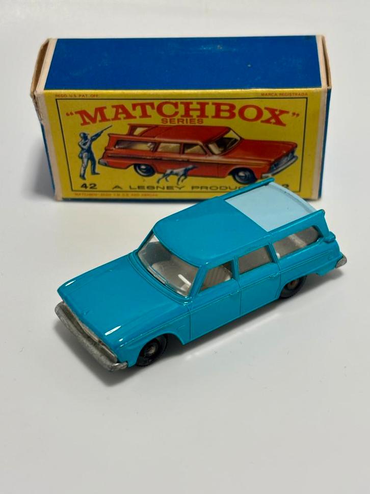 Matchbox Lesney Studebaker wagon nr 42 mintbox, Hobby en Vrije tijd, Modelauto's | 1:87, Zo goed als nieuw, Matchbox, Ophalen of Verzenden