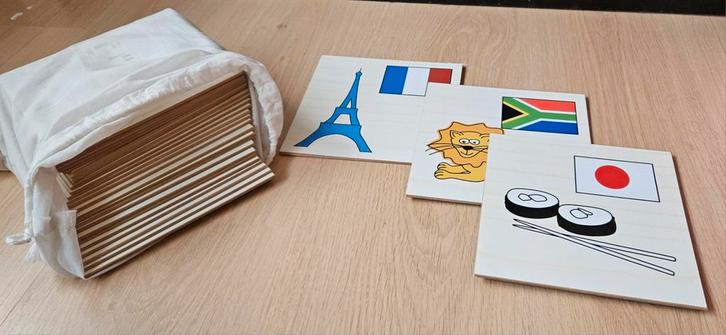 XL houten memory spel, Kinderen en Baby's, Speelgoed | Houten speelgoed, Zo goed als nieuw, Overige typen, Ophalen of Verzenden