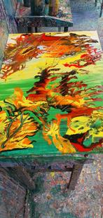 Mooi kleurrijk schilderij 70 bij 50, Ophalen