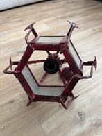 Brocante lamp voor hal of gang, Ophalen of Verzenden, Gebruikt, Glas, Minder dan 50 cm