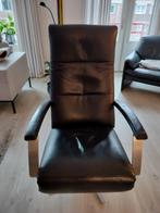 Montel Relaxstoel met Accu, Ophalen, Gebruikt, Zwart, Leer