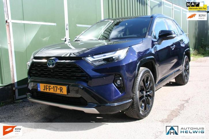 Toyota RAV4 2.5 Hybrid Style BI-COLOR, NAVIGATIE, HALF LEER,, Auto's, Toyota, Bedrijf, Te koop, Rav4, 360° camera, ABS, Achteruitrijcamera