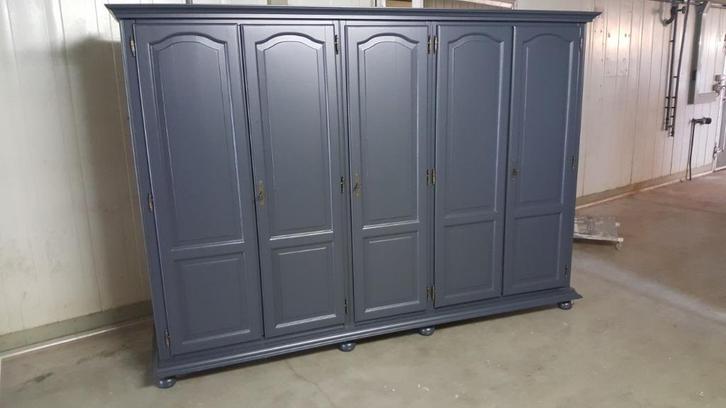 Slaapkamerkast brocante garderobe vintage kasten kledingkast, Antiek en Kunst, Antiek | Meubels | Kasten, Ophalen