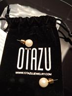 Mooie Otazu parel oorstekers!, Sieraden, Tassen en Uiterlijk, Kettingen, Ophalen, Zo goed als nieuw, Overige kleuren, Overige materialen