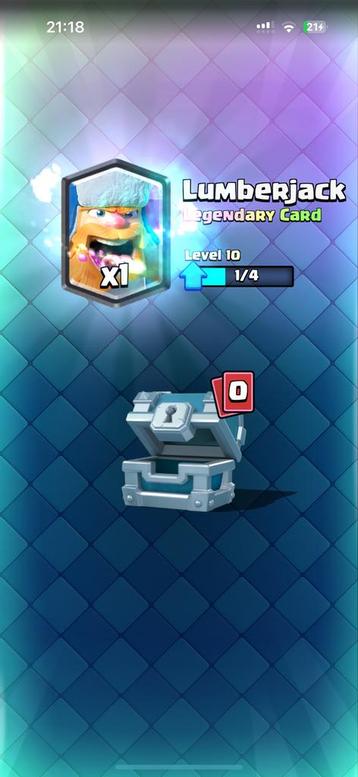 Houthakker/lumberjack - clash royale beschikbaar voor biedingen