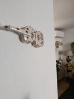 Twee violen Gouda plateel in zeer goede staat serieus bieden, Ophalen, Overige kleuren, Aardewerk of Porselein, Zo goed als nieuw