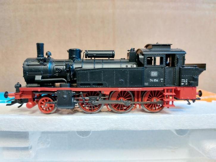 Märklin 36740.10 Br74 854 DB DIGITAAL uit startset 29166 H0, Hobby en Vrije tijd, Modeltreinen | H0, Zo goed als nieuw, Locomotief