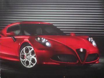 Alfa 4C Coupe Brochure beschikbaar voor biedingen
