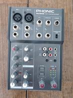 Phonic MU502 Mixer - 5 Kanalen, Muziek en Instrumenten, Mengpanelen, Ophalen of Verzenden, Zo goed als nieuw, Minder dan 5 kanalen