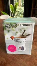 Chocolade fondue, Ophalen of Verzenden, Zo goed als nieuw, Waxinelicht, Fondueset