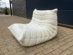 100% authentieke Ligne Roset Togo 1zit licht beige leder ‘87, Huis en Inrichting, Ophalen of Verzenden, Zo goed als nieuw, Sede artifort b&b italia cassina knoll vitra edra leolux elda