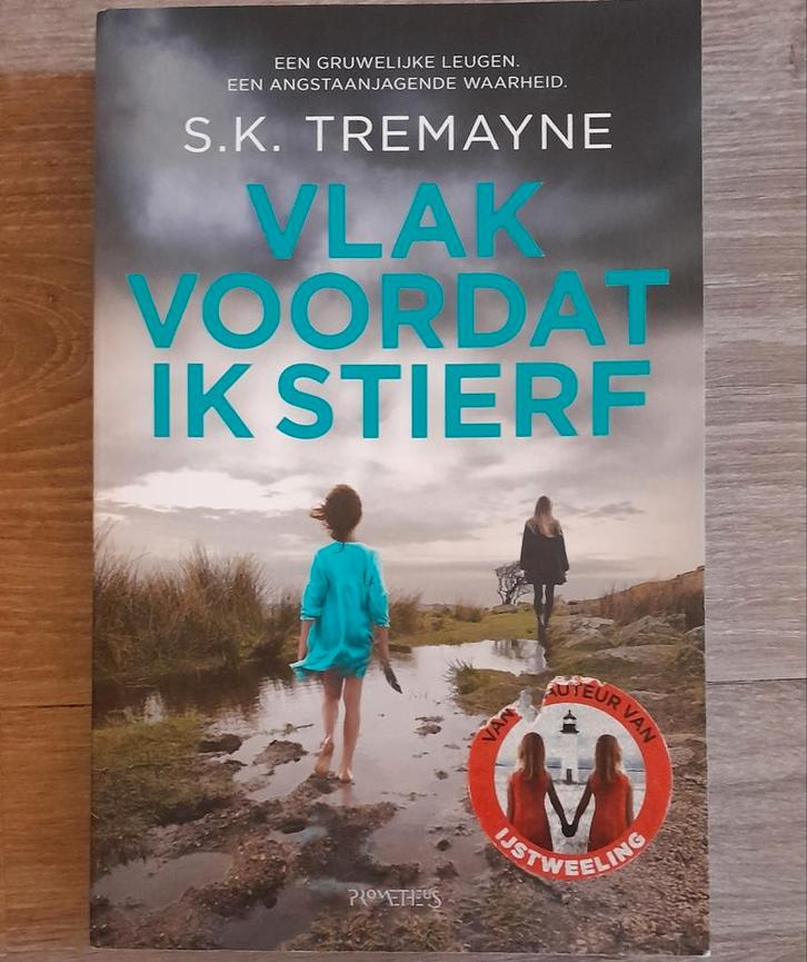 S.K. Tremayne - Vlak voordat ik stierf, Boeken, Thrillers, Zo goed als nieuw, Ophalen of Verzenden