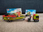 Lego City speedboot met aanhanger en truck. 60254, Kinderen en Baby's, Speelgoed | Duplo en Lego, Ophalen of Verzenden, Zo goed als nieuw