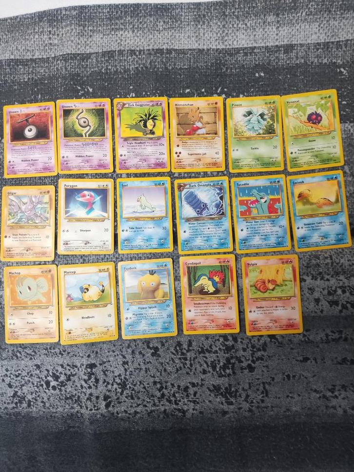 neo pokemon kaarten set, Hobby en Vrije tijd, Verzamelkaartspellen | Pokémon, Meerdere kaarten, Ophalen of Verzenden