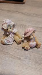 Twee schattige beren beeldjes, Ophalen of Verzenden, Zo goed als nieuw, Dier