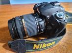 Nikon D90 camera & Tamron zoomlens 18-270mm F/3.5-6.3 DiII V, Audio, Tv en Foto, Fotocamera's Digitaal, Spiegelreflex, 12 Megapixel
