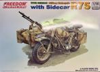 Coelianmodels, F M K, 16005, BMW R.75, 1/16, € 49,99, Hobby en Vrije tijd, Modelbouw | Auto's en Voertuigen, Overige merken, Tank