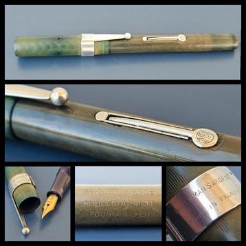 Waterman's REG.U.S. ideal fountain pen, vulpen met zilver  beschikbaar voor biedingen
